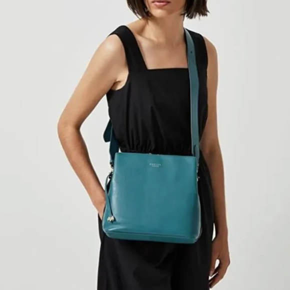 RADLEY LONDON Handbags - RADLEY LONDON turquoise leather crossbody